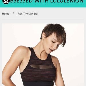 Lululemon sport bra size 6